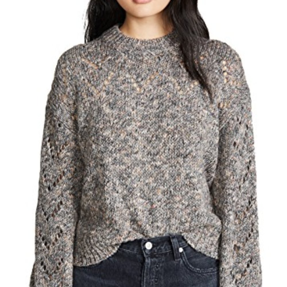 Madewell Redwood Pointelle Sweater  Sz XXS